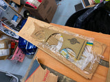 Vtg Joe Ott Flying Battle Plane Kit 45" Spitfire Wood Model Airplane Large Box!