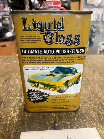 Dream Machine 1964 Corvette Oil Gas Liquid Glass Polish Can Metal Great Graphix!