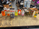 Oil Can Collection Westleys Hopp Military tap magic Kant rust tin Fan belt LOT!