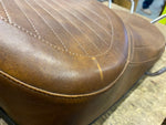 Comfort Flex Seat Harley Shovelhead FLH Electra Glide Buddy Spring Brown Vtg OEM