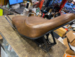 Comfort Flex Seat Harley Shovelhead FLH Electra Glide Buddy Spring Brown Vtg OEM