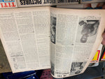 Vtg Lot 1950 The Ring Boxing Magazines Ezzard Charles Joe Louis Advertising Pics