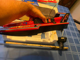 Vtg Remco Thunder hawk R/C Hydroplane Race Boat Remote control Orig Box!