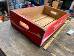 Vtg Coca-Cola Red Wood Bottle Crate Soda Box Coke Advertising Display Collector