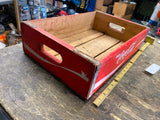Vtg Coca-Cola Red Wood Bottle Crate Soda Box Coke Advertising Display Collector