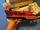 Vtg Remco Thunder hawk R/C Hydroplane Race Boat Remote control Orig Box!