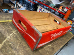 Vtg Coca-Cola Red Wood Bottle Crate Soda Box Coke Advertising Display Collector