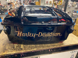 OEM Vivid Black tour Pak Harley Ultra classic Glide Touring Liner FLH Clean!