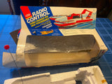 Vtg Remco Thunder hawk R/C Hydroplane Race Boat Remote control Orig Box!