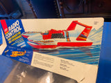 Vtg Remco Thunder hawk R/C Hydroplane Race Boat Remote control Orig Box!