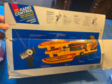 Vtg Remco Thunder hawk R/C Hydroplane Race Boat Remote control Orig Box!