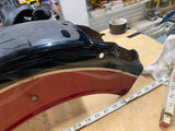 OEM Harley Rear Fender Softail FXST 00-05 black red Bobtail 7 1/2" Wide