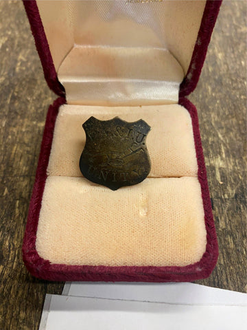 Vtg FA & IU UNITY Pin Farmers Alliance Industrial Early Union 1880's Antique