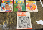 Vtg Lot 1946- 49 The Ring Boxing Magazines Veteran Charles Joe Louis Advertising