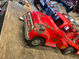 Vtg 1956 Tonka Toys TFD #5 Aerial Hydraulic Extension Ladder Toy Fire Truck!