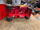 Vtg 1956 Tonka Toys TFD #5 Aerial Hydraulic Extension Ladder Toy Fire Truck!