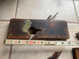 Vtg Lot Of 3 Handmade Wood Working Hand Plane Tools Carpenter Wooden Antique USA
