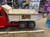Vtg 1950s  Buddy L Double action Hydraulic Dump Truck Pressed Steel Tin Toy!
