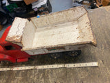 Vtg 1950s  Buddy L Double action Hydraulic Dump Truck Pressed Steel Tin Toy!