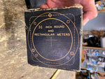 Simpson Model 125 Meter Gauge 0-250 Volts AC Amp Industrial Equipment Panel