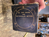 Simpson Model 125 Meter Gauge 0-250 Volts AC Amp Industrial Equipment Panel