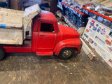 Vtg 1950s  Buddy L Double action Hydraulic Dump Truck Pressed Steel Tin Toy!