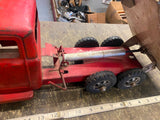 Vtg 1950s  Buddy L Double action Hydraulic Dump Truck Pressed Steel Tin Toy!