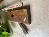 Vtg Lot Of 3 Handmade Wood Working Hand Plane Tools Carpenter Wooden Antique USA