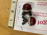 Vtg License Plate Bolts Harley Panhead KNucklehead Flathead Indian Auto Truck!