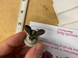 Vtg License Plate Bolts Harley Panhead KNucklehead Flathead Indian Auto Truck!