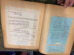 1959-60 Butler PA music Soceity Club Scrap Book Memorabilia programs Meetings!