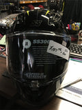 SPEED STRENGTH SS3000 MED HELMET FF FULL FACE BLACK VENTED QUICK CHANGE SHIELD