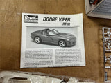 Vintage Revell Monogram Models Kits 1/25 Scale Dodge Viper RT/10 Plastic
