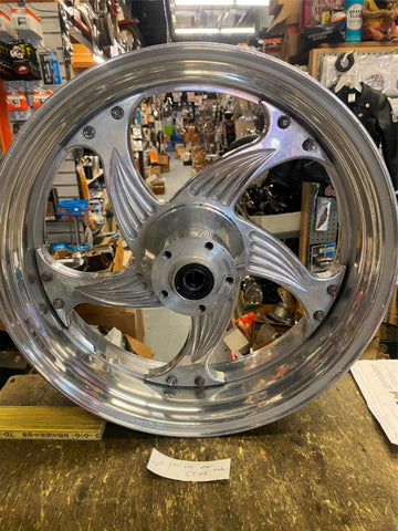 Pro ONe 5.5x18 Custom Billet Mag Wheel Harley choppper 3/4 Softail Big Dog Ironh