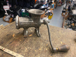 Vtg Antique Enterprise Tinned No. # 12 Meat Chopper Grinder USA Butcher Kitchen