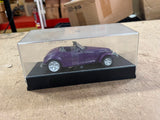 New Ray Plymouth Prowler 1:32 Scale Diecast Speedy Power w/case Purple