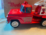 Vtg Buddy L Aerial Ladder Fire engine truck Steel #5451 original Box 60's Minty!