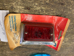 OEM Harley Davidson Chrome Bezel Red Bumper Light NOS Electra Glide FLH 91053-77