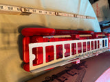 Vtg Buddy L Aerial Ladder Fire engine truck Steel #5451 original Box 60's Minty!