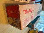 Vtg Buddy L Aerial Ladder Fire engine truck Steel #5451 original Box 60's Minty!