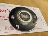 Vtg OEm #1 logo points cover Black Sturgis Roadster Ironhead Shovelhead Harley