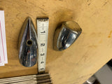 Vtg Bullet Light Auto Truck Motorcycle Harley Glass Lens 40's Acc Marker Dodge!