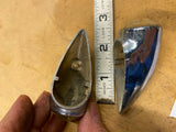 Vtg Bullet Light Auto Truck Motorcycle Harley Glass Lens 40's Acc Marker Dodge!