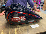 FXRS Low Rider FXR Gas Fuel Tank OEM Factory Black Harley Davidson Rare!