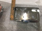 ACCUTRONIX Side Mount License Plate Assembly Chrome w/Bright Led Light Harley