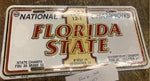 Florida state University FSU 1993 National Champs Vtg License Plate Swamp bowl