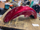 Front Fender Maroon Harley Softail Fatboy flstf double gold stripe 16" Wheel