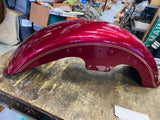 Front Fender Maroon Harley Softail Fatboy flstf double gold stripe 16" Wheel