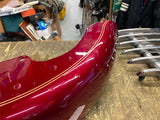 Front Fender Maroon Harley Softail Fatboy flstf double gold stripe 16" Wheel
