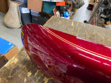 Front Fender Maroon Harley Softail Fatboy flstf double gold stripe 16" Wheel